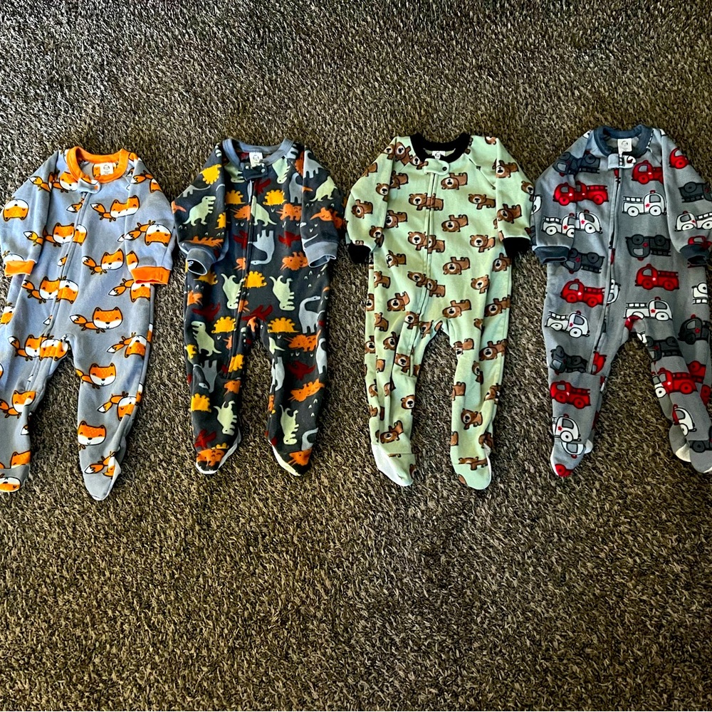 Kids Pajamas Set - Fun Animal Prints
